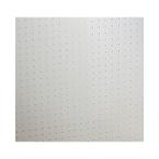 3/16"X4'X 8' PEGBOARD WHT